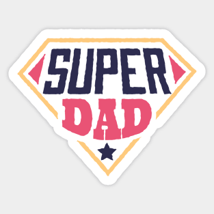 Super Dad Father's day gift Sticker